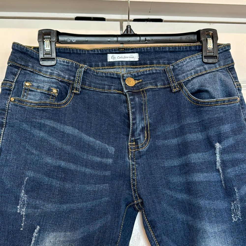 Egs California Flare distressed released hem jeans - Picture 5 of 11